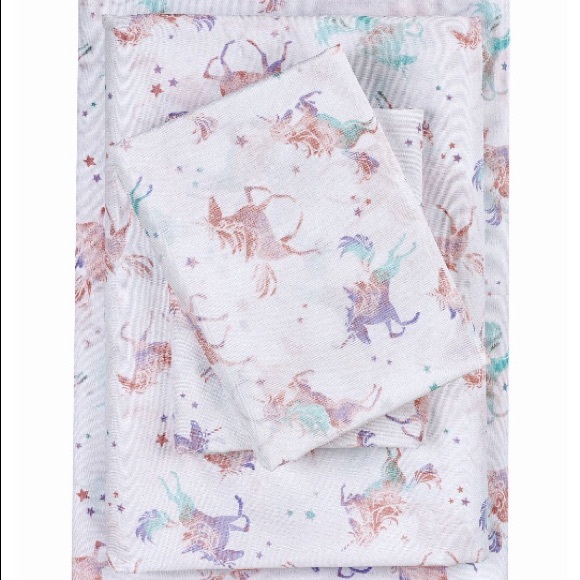 Bedding New Full Size Unicorn Sheet Set Poshmark